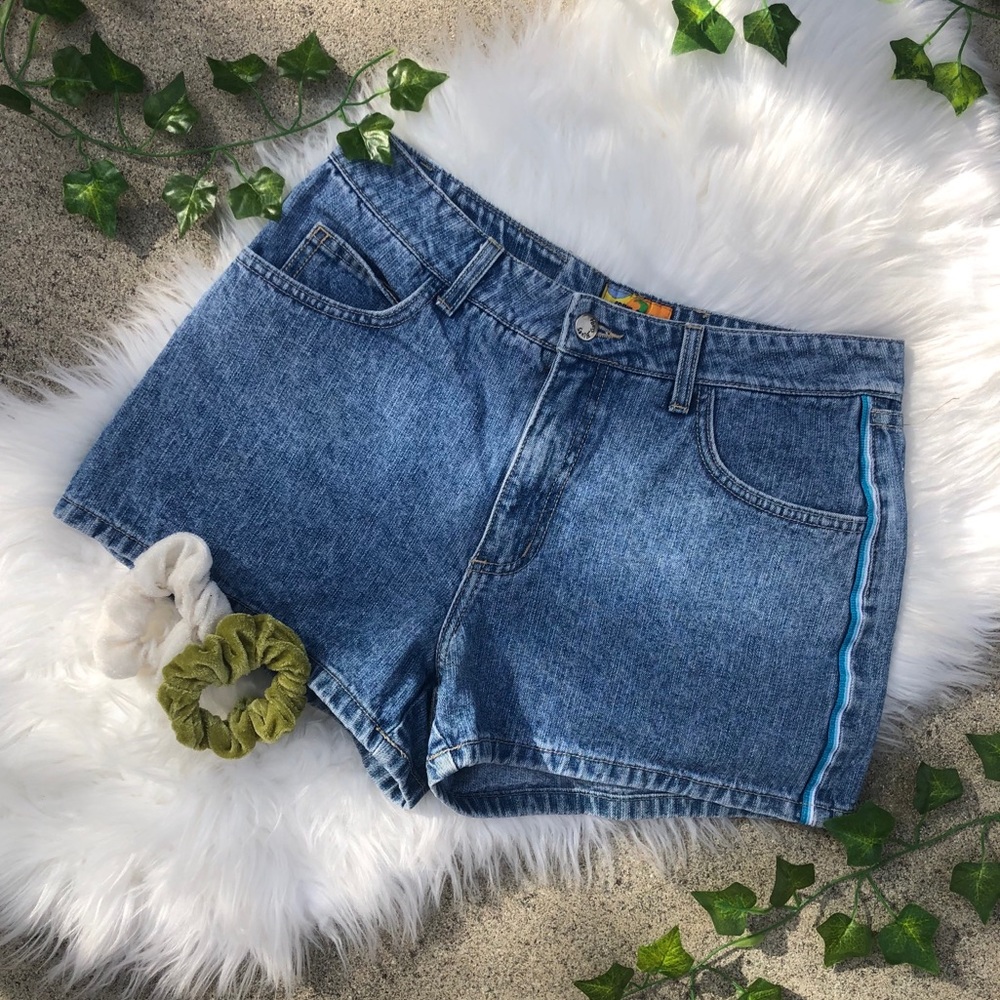 Paris Blue Denim Shorts
